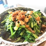 好記担仔麺 - ②蒸籠葉菠菜150元