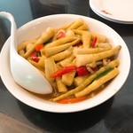 好記担仔麺 - ③炒箭筍150元