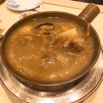 GOLDENTOP RESTAURANT - ①鮑と鵞鳥の水掻きのあんかけ3200元
