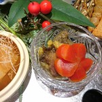 鰻前えとう - すっぽんの生姜煮と梅人参