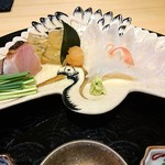 鰻前えとう - 黒むつ、ふぐ煮こごり、虎ふぐ刺身