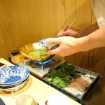 鰻前えとう - 店主に調理して頂けました