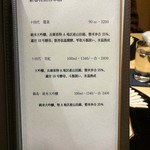 鰻前えとう - 新春特別日本酒メニュー