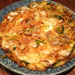 韓国料理 縁 - イカとネギのチヂミ