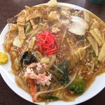 みつわ飯店 - みつわ飯店 五目あんかけ焼きそば 700円 大盛100円増し