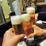 酒肴商店 アジト - 仕事納めの乾杯！