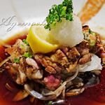 居酒屋 ニクヤウサギ - 妻地鶏たたきポン酢