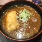 名代 富士そば - カレーそば+鶏天