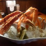 Red Lobster - タラバ蟹とずわい蟹の盛り合わせ。しょっぱ！！コレで8790円