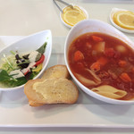 タカノフルーツパーラー - ミネストローネスープランチ