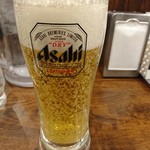 つけめんTETSU - 2017年12月　生ビール　500円