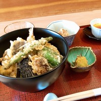 お料理 とみやま - 特選天丼セット
