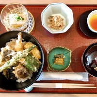 お料理 とみやま - 特選天丼セット