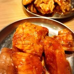 焼肉酒楽JyuJyu - アテにミノ♡¥580