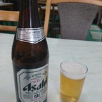 大衆食堂ちとせ - 瓶ビール中(o^-')b !