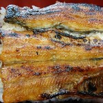 うなぎの味栄 - うな重のアップ