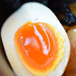 麺や しし丸。 - 半身の味玉