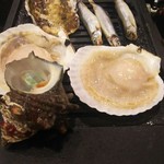 姫路 海味焼 酒場 〇上水産 - 焼いてるよ！