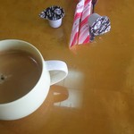 サービスのコーヒー