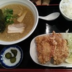 ラーメンはっちゃき - 唐揚げセット