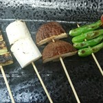 Kushiyaki Waraku - 野菜串盛り合わせ