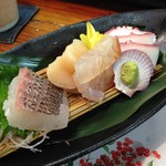 酔 - 刺身3点盛り