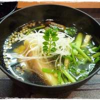 和食 おの寺 - 鮎並とセリのお椀