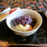 とま屋 - 黍ぜんざい 1300円(2018.1月)