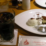 オランダ屋 - デザートとアイスコーヒー