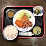 Kimagure - 日暮里･四季旬菜氣まぐれ鶏からミックス(アジ・コロッケ・とりから)780円