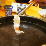 露石 - てっちり（しゃぶしゃぶ）