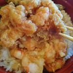 天ぷらいちかわ - 中がべっちゃりしていない！