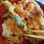 天ぷらいちかわ - アスパラガス