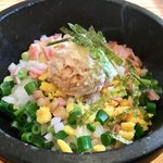 味噌ラーメン はちべえ - 洋風感覚の「ミニ石焼ツナマヨチャーハン」♫