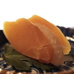 瓢亭 本店 - 温カラスミ大根