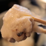 瓢亭 - 強肴：蓮根豆腐 焼き雲子 蕪餡 蟹身 ほうれん草