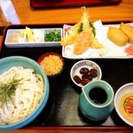 うどん本陣 山田家 - ざるぶっかけ定食 冷