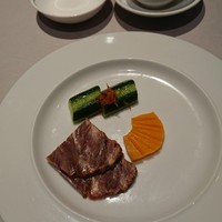 中国飯店 富麗華 - 前菜。カボチャはフルーティーな味