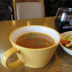 スペインバル BONITA - ランチのスープ：ミネストローネ(2018年1月)