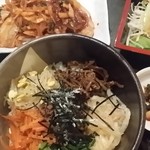pork kimchi bibimbap