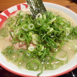 らーめん八角 - 八角ラーメンこてこてネギモヤシ大盛り