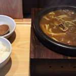 カレー南蛮煮込みうどん（御飯付）780円