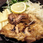 鶏結 - 鶏もも網一枚焼き