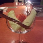 Diner とよ福 - 〆のフルーツ