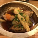 博多 魚助 - 豚角と煮玉子、税別500円