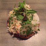 カンテサンス - 蟹と菊芋のガレット