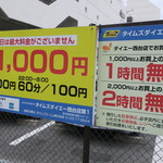 ラーメン二郎 - 周辺のコインパーキングの例