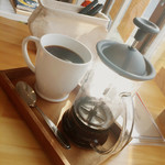 カフェ ペコ - セットのホットコーヒー