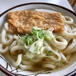 さぬきうどん - 相方発注の「きつねうどん」…