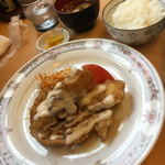 ふくだやお好み焼きレストラン - チキン南蛮定食